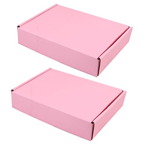 TOYANDONA 10Pcs Scatole di Cartone Ondulato Rosa