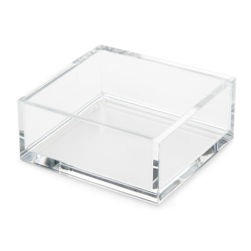 Premium Acrylic Cocktail Napkin Holder - Elegant Napkin Holder with