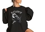 F-Caw-F Funny Crow Sweatshirt, Black Bird Shirt, Funny Sassy Raven Lover Gift,Birthday Gift for Men Women,Black Crow Shirt, Raven Lover Gift