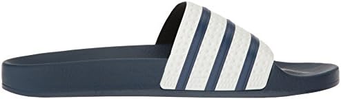 adidas Adilette White/New Navy Men's 13 | Image 5