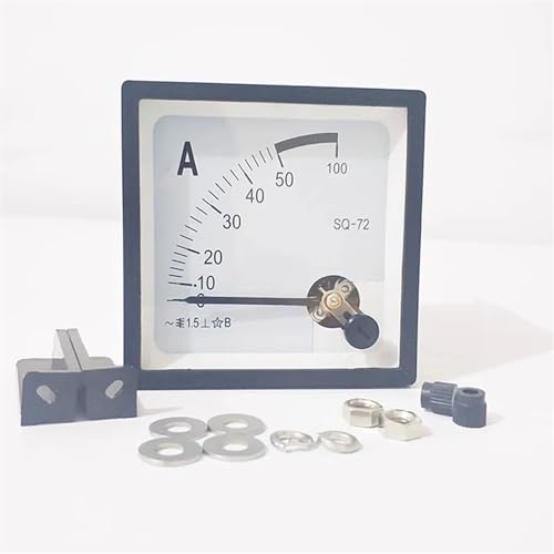 Ampèremètre AC SQ-72 10A pour tableau électrique cadran analogique 72x72 mm