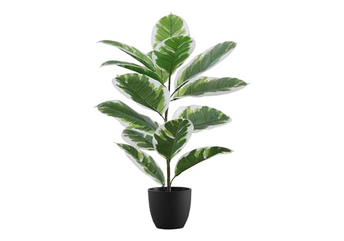 Monarch Specialties I 9572 Artificial Plant, 27" Tall, Rubber, Indoor,