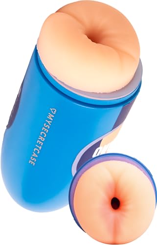 MySecretCase Masturbator Taschenmuschi - Anal Sextoy Mastrubrator, Erotik Sexspielzeug für Männer und die Paare, Anus Fleshlightight Man, Penis Masturbatoren fur Solo Mann, Pocket Pussy Mastubator