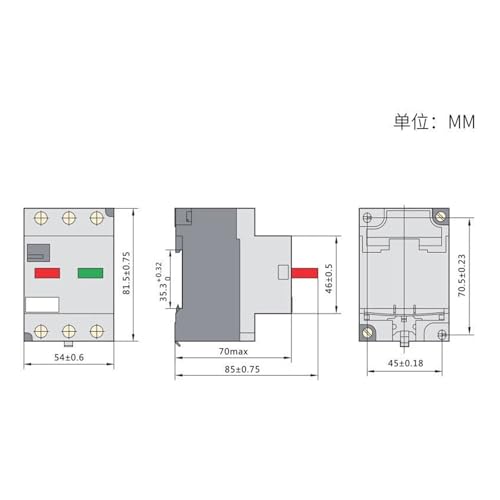 Disjoncteur boîtier moulé DZ108-20 protection moteur 8A - 2