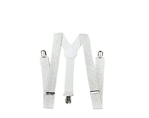 Glitter Suspender for Mens&womens Clip-on Sexy Elastic Y-shape Adjustable Braces