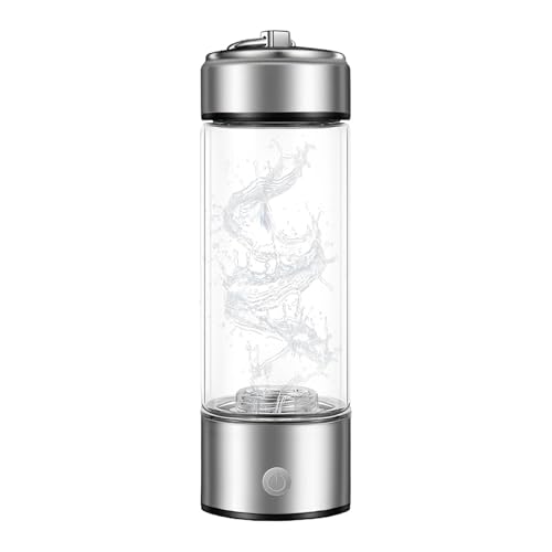 Generador De Botella De Agua Con Hidrógeno | Máquina Ionizadora Para Hogar | Botella de Agua Hidrogenada Antideslizante para Gimnasio Deporte Hogar Trabajo Senderismo Camping Escuela