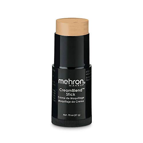 Image of Mehron Makeup CreamBlend Stick | Face Paint, Body Paint, & Foundation Cream Makeup | Body Paint Stick Perfect for Halloween (Ivory Bisque)