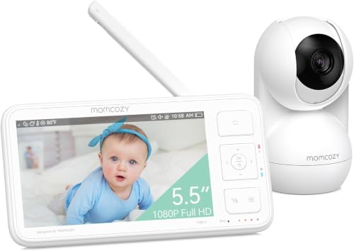 Momcozy Video-Babyphone, 5,5 Zoll 1080P Full HD