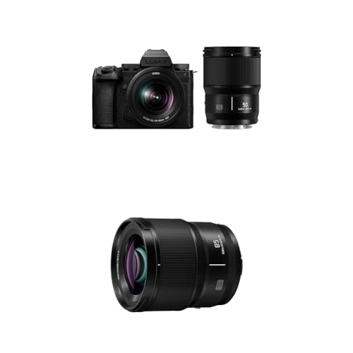 Panasonic LUMIX S5II Mirrorless Camera (DC-S5M2XWK) with LUMIX S Series 85mm F1.8 L Mount Interchangeable Lens (S-S85)