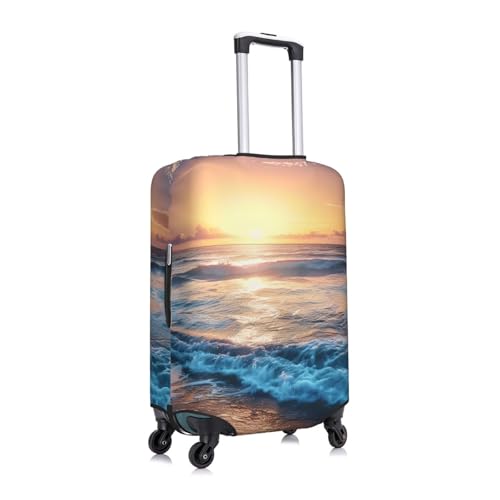 Sunrise Print Travel Luggage Cover - Personalization Elastic Suitcase Protector,XL(Fit 29-32 Inch Luggage)3