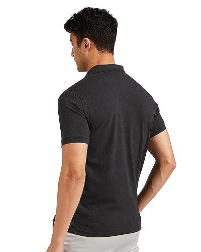 Image of EYEBOGLER Regular Fit Mens Polo Neck Half Sleeve Soild Casual Tshirt