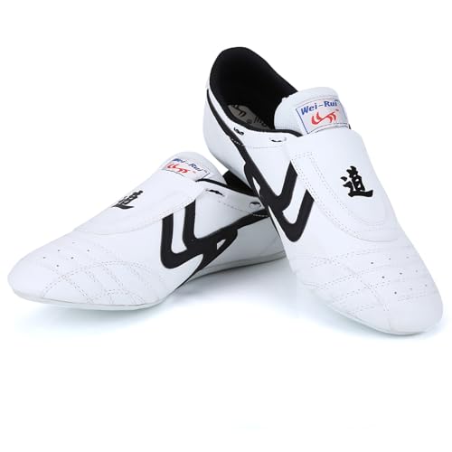 RiToEasysports Chaussures de Taekwondo, Sport Boxe Kung Fu Taichi Chaussures pour Hommes et Femmes Enfants Taekwondo Chaussures (44)