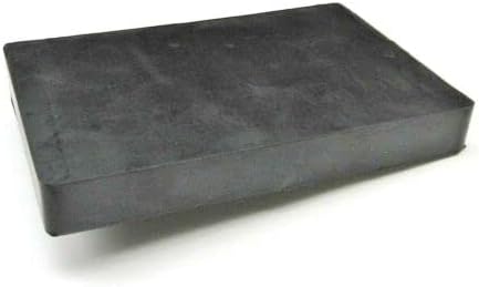 JTS Jewelers Rubber Bench Block Rubber Dapping Block Work Forming Non Marring 4"x 6"