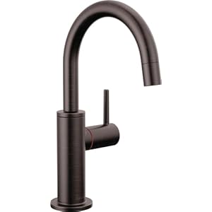 Delta Faucet Instant Hot Water Dispenser Faucet Oil Rubbed Bronze, Instant Hot Water Tap, Hot Water Faucet, Venetian Bronze 1930LF-H-RB (Tank and Filter Not Included)