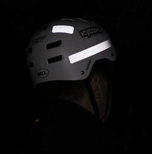 Jusmar Waterproof Reflective Stickers (5 Pack) 45Pcs High Intensity Reflector Decals For Hard And Flat Surfaces, For Night Visibility, Silver Color #TOP2