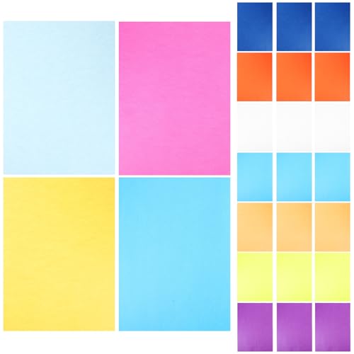 Healeved 100 Hojas Papel A4 70g para Impresora Multifunción Papel de Impresión en Blanco para Oficina y Escuela y Dibujo Multiusos Paquete Resistente Alta Durabilidad