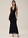 Prinbara Womens Summer Halter Deep V Neck Formal Bodycon Maxi Dresses 2026 Backless Mesh Wedding Guest Cocktail Long Dress Black Medium