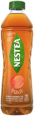 NESTEA Peach Flavored Iced Tea, 23-Ounce bottles (Pack of 18)
