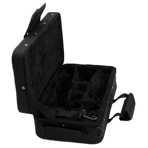 FAVOMOTO Clarinet Storage Box Stylish Oxford Cloth Carrying Bag Shoulder Strap Capacity for Clarinet and Accessories Multi-functional Design for Convenient Transport