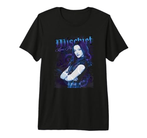 T-shirt Descendants 3 Disney Mal vêtement imprimé haut de gamme