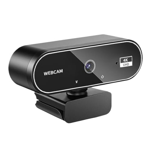 Webcam 4K PC durable et élégante pour réunion professionnelle