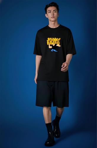 Image of Men's Cotton Oversized Fit Oversized Baggy Fit Drop Shoulder Cool and Stylish