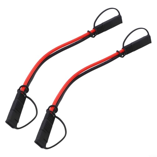 Set of 2 SAE to SAE Extension Cables 10AWG Wire Harness with Quick Disconnect Connectors for Reliable Power Supply on Motorcycles RVs Lawn Mowers