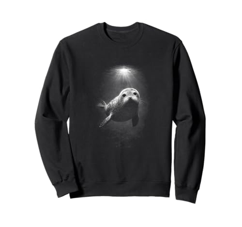 Vida Marina Marina submarina Linda y Foca común Sudadera