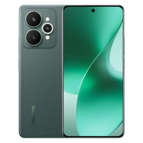 Image of realme 15 5G, 8+256GB, Dimensity 7300+ 5G, 50MP Camera, Curved Display, 6.8 inch inch 144Hz, Battery 7000mAh,Velvet Green