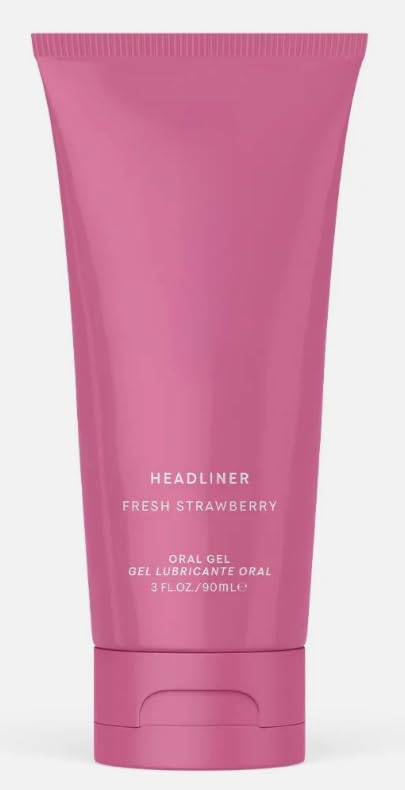 Great Head- Oral Gel Pink Strawberry- Relax Throat Curb Gag Reflex 3 FL OZ
