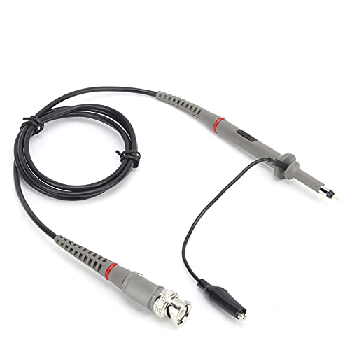 KIMISS - Sonde de Test, Oscilloscope P6100 1X 10X 6MHz-100MHz, Sondes Portables Numériques Professionnelles, Accessoires pour Installations de Remplacement à Usage Général