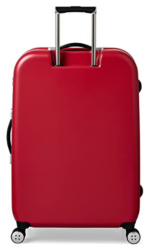 Ted Baker Women's Belle Fashion Lightweight Hardshell Spinner Luggage (Red, Checked-Large 30-Inch)4