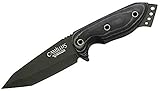 Camillus-18509 Micarta Handle, 7.75-Inch Fixed Blade Knife,Black
