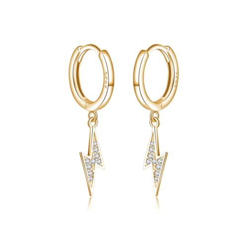 Boucles d'oreilles créoles argent 925 Reffeer CZ pour femmes et filles