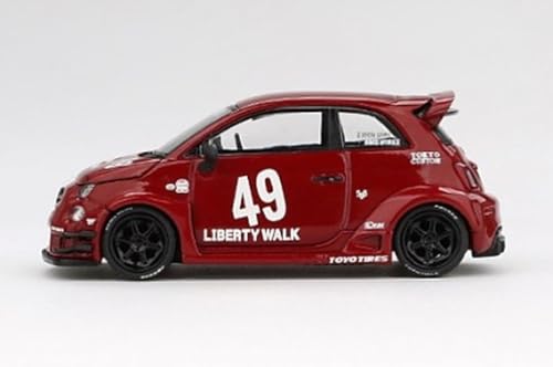 MINI GT 1/64 Abarth 595 LB-Works Rojo miniatura 3