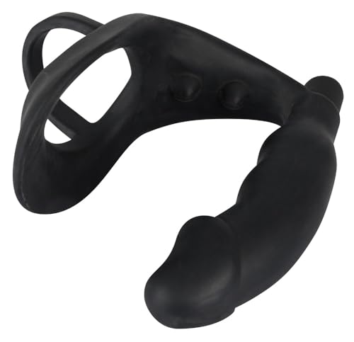 Plug Vibro Ring Noir en velours 11.2cm pour pimenter vos nuits - 3