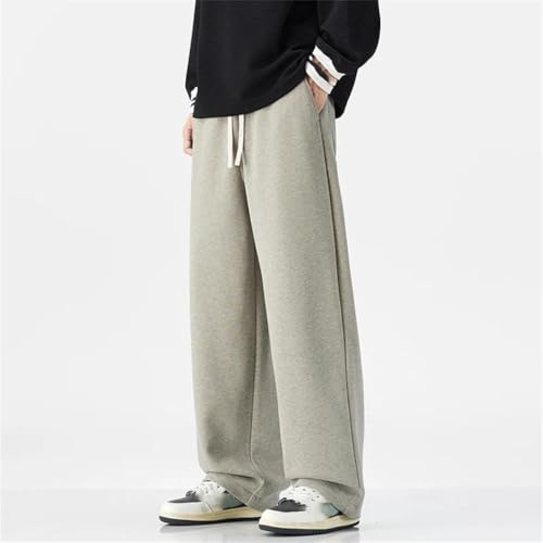 Men’s Style Oversized Solid Pants Casual Loose Fit Bell Bottoms Autumn Vintage Fashion4