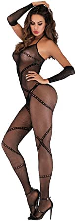 Meia Arrastão Preto Lingerie Sensual Sexy (Preto, Tamanho único)