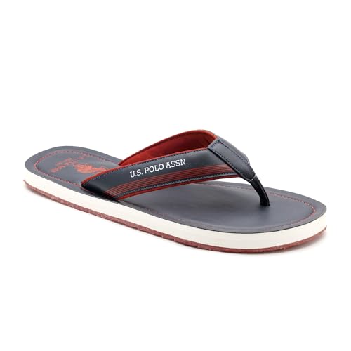 Image of U.S. POLO ASSN. USPA| OVI BLACK| Stylish slider Slippers for Man