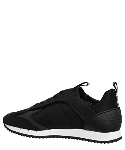 Emporio Armani Ea7 Men Sneakers Black - Silver - White 9.5 Us #TOP3