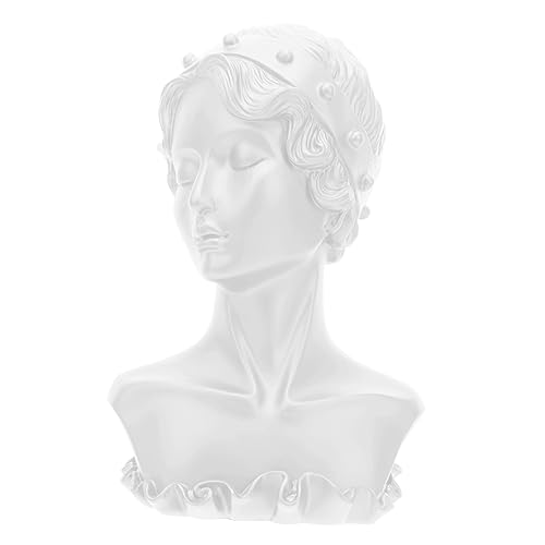 TOPPERFUN 1Pc Jewelry Bust Display Stand for Necklaces and Earrings Elegant Jewelry Holder for Home for Weddings Birthdays and Anniversaries