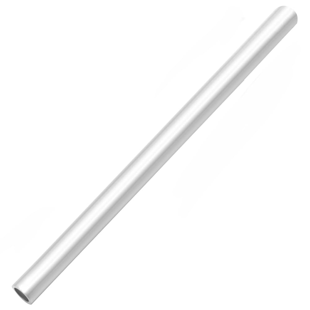 Tube Aluminium 6063 Droit - Longueur 500 Mm - Diamètre Extérieur 19 Mm, Intérieur 17 Mm - Épaisseur 1 Mm - 12