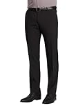 Ohne Bundfalte und Umschlag Club of Gents Herren Anzughose Archie, Schwarz (Schwarz 90), Gr. 50