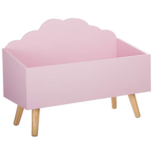 Coffre enfant 'Nuage' rose - Atmosphera créateur d'intérieur