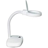 Diese Tischlampe mit Lupe besteht aus 40 LEDs, jede einzelne LED leuchtet unabhängig voneinander. Gegenüber der traditionellen UV-Lichtröhre ist dieses Produkt robuster, heller und bruchsicherer. Mit einer Leistung von nur 10 W ist dieses Produkt mehr energiesparend und umweltschonend.