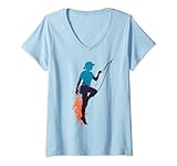 Female Climber silhouette resting at anchor