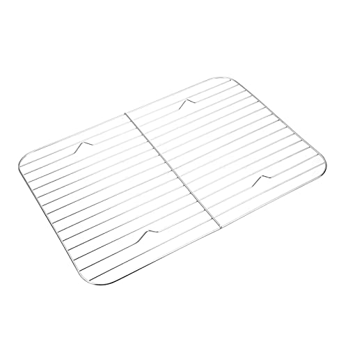 ACiyD Teglia da Forno 42X32X7cm con Set Rimovibile Teglia da Forno in Acciaio Inossidabile Non tossica, utilizzata per Forno, lavastoviglie, griglia di Raffreddamento per pentole