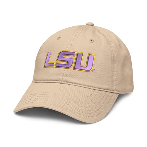 Gorra de béisbol ajustable bordada oficial LSU Tigers miniatura 1