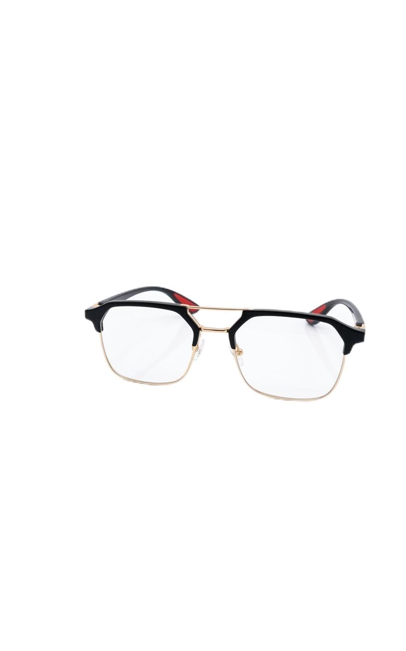 Unisex Blue Cut Computer Glasses Double Bridge | Anti Glare & UV Protection, Half-Rim Frame, Eye Strain Relief, Comfort-Grip Temples, For Men & Women-image-34