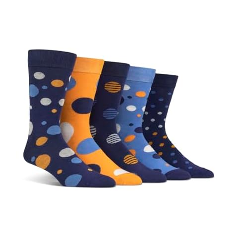 Spairs Men's Bamboo Crew Socks, 5 Pairs Cover